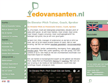 Tablet Screenshot of edovansanten.nl